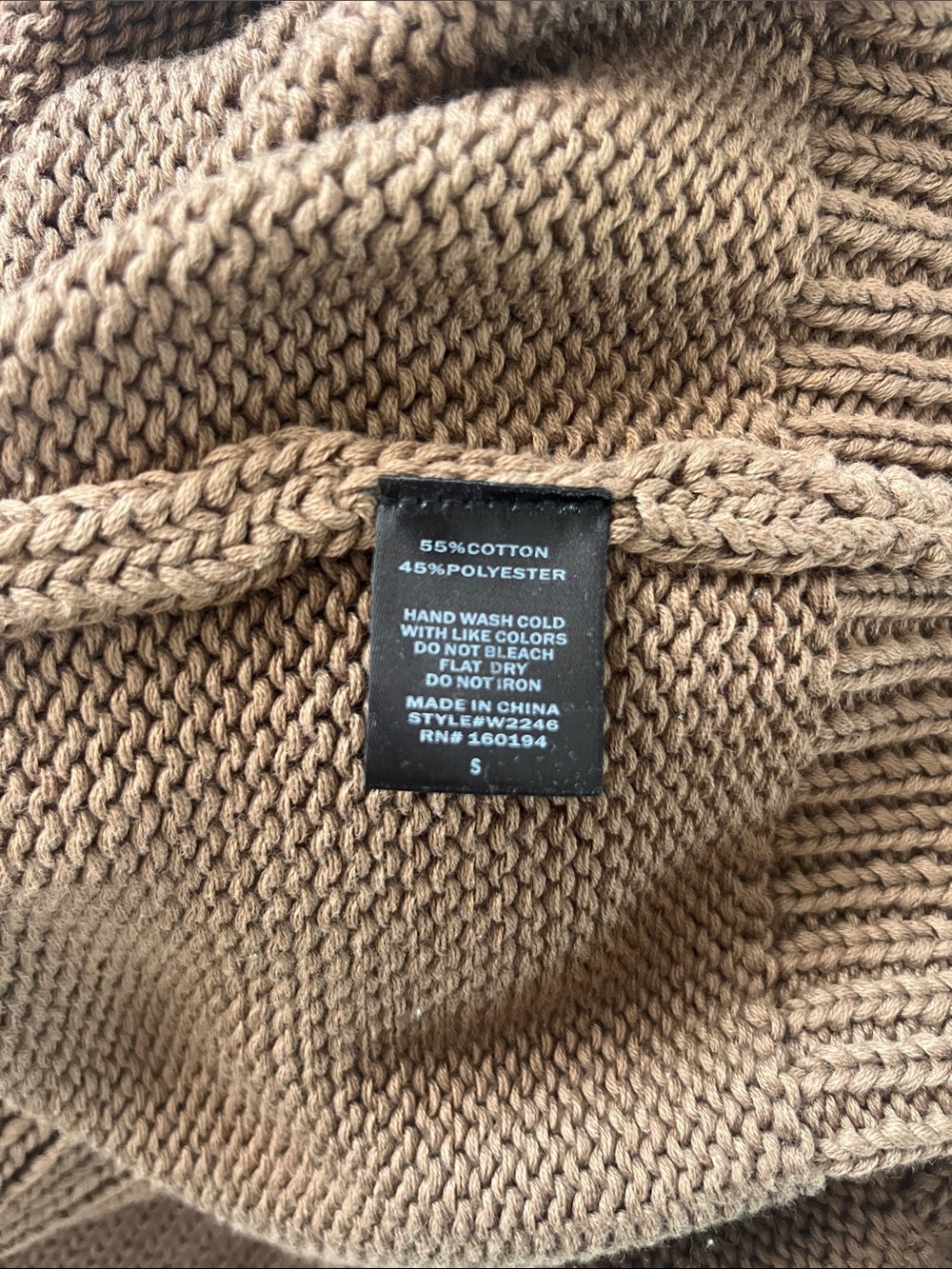Carly Jean Los Angeles Brown Americana Sweater - Picture 9 of 9